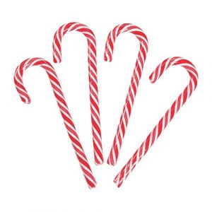 Giant Candy Cane for Christmas (set of 12 individually wrapped) Holiday Hard Candy